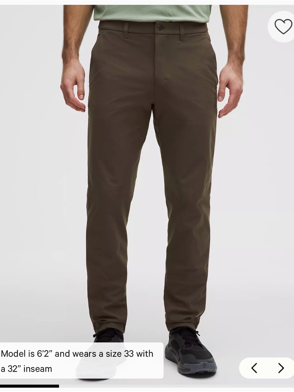 Lululemon ABC Classic-Fit Trouser 32L
Warpstreme